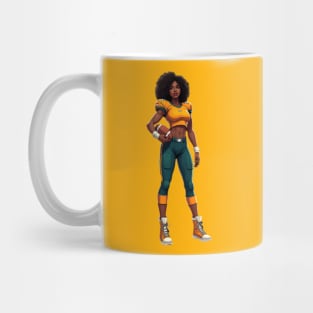 American Football Girl Mug